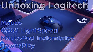 Unboxing G502 LightSpeed y PowerPlay [upl. by Bree]