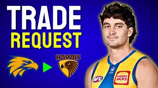 Barrass submits AFL Trade Request to Hawthorn [upl. by Horst106]