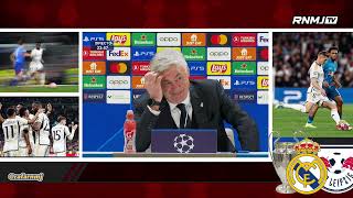 Rueda de prensa ANCELOTTI hoy post Real Madrid 11 RB Leipzig 060324 [upl. by Morez784]