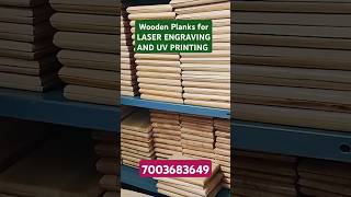 WOODEN PLANKS for LASER ENGRAVING AND UV PRINTING woodenart laserengraving laserworks [upl. by Ivz67]