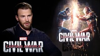 Chris Evans on Marvels Captain America Civil War [upl. by Ahsakat483]