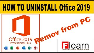 HOW TO UNINSTALL Office 2019 [upl. by Beckett152]