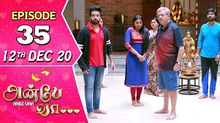 Anbe Vaa Serial  Episode 35  12th Dec 2020  Virat  Delna Davis  SunTV Serial Saregama TVShows [upl. by Ycnay52]