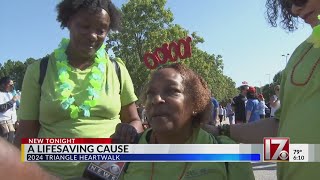 Triangle Heart Walk in Raleigh raises 14 million [upl. by Abeh93]