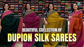 Experience The Luxurious Texture Of Dupion Silk Sarees [upl. by Sievert]