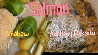 Salmonrecipe AdobongPaksiw Sinabaw [upl. by Ietta]