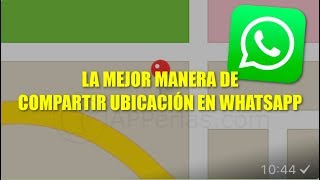 Cómo enviar una ubicación por Whatsapp sin estar en el sitio [upl. by Eenaffit48]