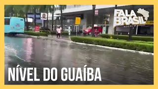 Nível do Guaíba volta a subir após queda e acende alerta em Porto Alegre RS [upl. by Cumine]