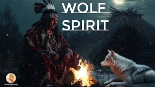 Enchanting Wolf Spirit Flute Music for Deep Relaxation amp Meditation [upl. by Ueik]