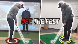 Use the FEET to Control Your Pitch Shots  Zen Golf Lesson [upl. by Greenland137]