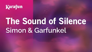 The Sound of Silence  Simon amp Garfunkel  Karaoke Version  KaraFun [upl. by Akirahs928]