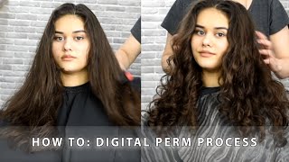 DIGITAL PERM PROCESS HOW TO [upl. by Bensky]