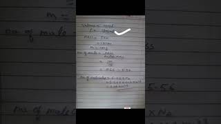 How to calculate number of molecules of water shorts viralvideo moleconcept [upl. by Netram680]