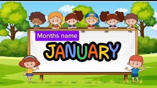 January February and March Mahina PoemHindi RhymesNursery rhymesKids TV A to Z [upl. by Ayahsal]