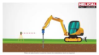 Helical Piles Foundation for Solar Power Plant [upl. by Dittman348]