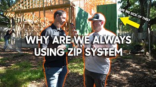 My Favorite Housewrap and why  ZIP System vs OSB  House wrap [upl. by Nadabb]