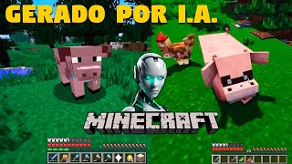 Minecraft Gerado Pela IA  Chatgpt Sora [upl. by Yuria]