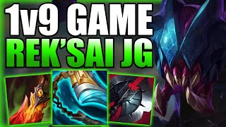 HOW TO PLAY REKSAI JUNGLE amp COMPLETELY TAKE OVER THE GAME 1v9  Gameplay Guide League of Legends [upl. by Remington]