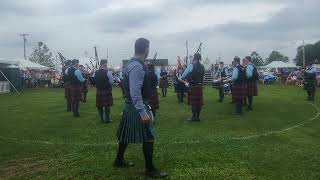 Capital District Scottish Games 2024  Capital District United Pipe Band [upl. by Behm]