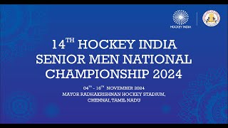 14th HOCKEY INDIA SENIOR MEN NATIONAL CHAMPIONSHIP 2024 MAYOR RADHAKRISHNAN HOCKEY STADIUMCHENNAI [upl. by Raual]