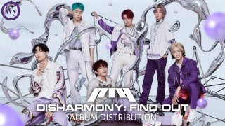 P1HARMONY 피원 하모니  Disharmony Find Out  Album Line Distribution [upl. by Postman392]