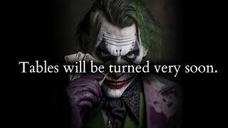 Very soon God will turn the tables in your favour  Joker Speech Powerful [upl. by Itnavart]