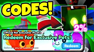 NEW PET SIMULATOR X CODES EXCLUSIVE New Pet Sim X Codes 2022 February Pet Sim X Codes [upl. by Gent91]