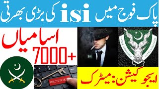 Pak army jobs 2023 army jobs mujahid force jobs 2023 Government Jobs  ISI jobs 2023  Latest job [upl. by Alurta]