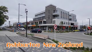 Walking Around Ashburton Town Centre New Zealand [upl. by Meldoh]