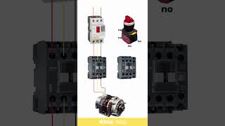 Connecting EAN38 Rotary Switch with Two Contactors to Control Two Motors [upl. by Ahsiloc]