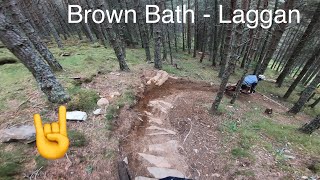 Brown Bath  Laggan MTB GoPro [upl. by Lyontine]