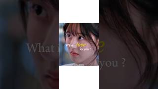 What is love for you ❤️ Comment ✨ hiddenlove kdrama cdrama trending love ytshorts romantic [upl. by Hepzi]