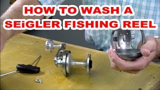 How To Clean a SEiGLER Fishing Reel [upl. by Ahsitul908]