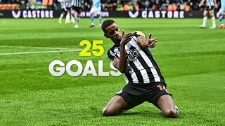 Alexander Isak  All 25 Goals for Newcastle So Far [upl. by Siron943]