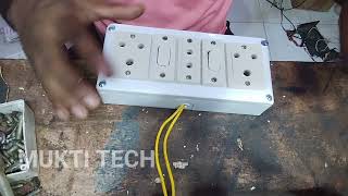 how to Board Wiring electric extension boardboard wiring [upl. by Ennagem116]