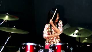 Senario  Boria Miskin Kaya Drum Cover by Nur Amira Syahira [upl. by Nairbal774]