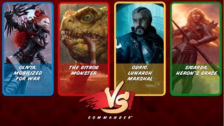 Commander VS S3E1 Olivia vs Gitrog vs Odric vs Sigarda MtG Multiplayer [upl. by Everick411]