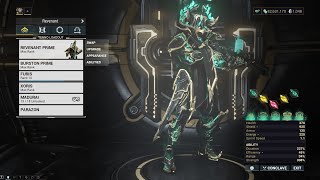 Warframe Maximum Investment  Revenant Prime [upl. by Lilhak]