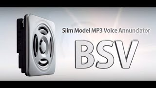 BSV Slim MP3 Audible Alarm  Speaker System Panel Mount Signalfx amp Patlite BSV Series [upl. by Lybis650]