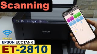 Epson EcoTank ET2810 Scanning [upl. by Ariaes]