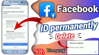 Facebook ID Delete Kaise Kare Permanently  How To Delete Facebook Account  fb id delete 2024 [upl. by Reldnahc196]