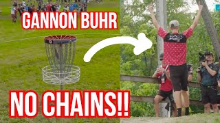 Gannon Buhr 270ft NO CHAINS Throw In 2022 Ledgestone Open [upl. by Eniamert117]