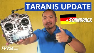 FrSky Taranis X9D Plus UPDATE und DEUTSCHE STIMME  QUICKTIP  FPV24 [upl. by Sutelc163]