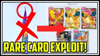 Actual RARE CARD EXPLOIT Not quotBent Pack Secretquot Clickbait Pokemon TCG Pocket [upl. by Eirrac88]