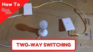 How To Wire a 2 Way Switch [upl. by Killen]