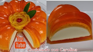 GELATINA FLOTATINA CON QUESO CREMA [upl. by Lilllie838]