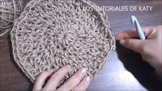 BOLSA TEJIDA A CROCHET CON ESTAMBRE TIPO YUTE [upl. by Shaner]