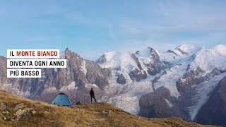 Monte Bianco in quattro anni persi 91 cm di altezza [upl. by Odnalor171]