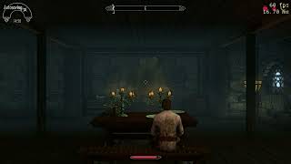 Skyrim  Simple prueba de rendimiento con contador de FPS [upl. by Iruam64]