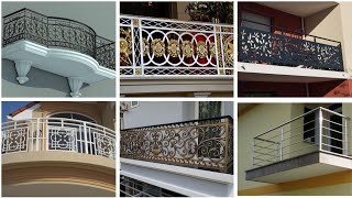 Modern Balcony Grill Designs 2024  Terrace Wrought IronStainless SteelGlass Railing Design Ideas [upl. by Ofella]